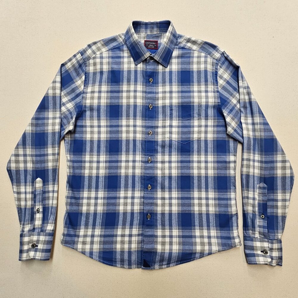 Untuckit Light Flannel Button Down S - image 2